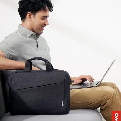 Lenovo Casual Laptop Briefcase T210 (Toploader) 39.62 cm (15.6-inch) Water Repellent Black