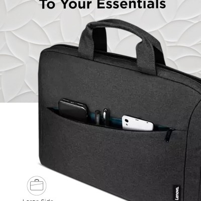Lenovo Casual Laptop Briefcase T210 (Toploader) 39.62 cm (15.6-inch) Water Repellent Black