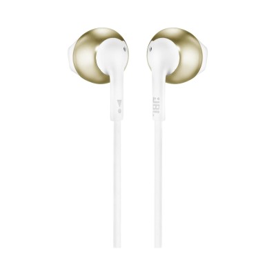 JBL T205 by Harman Pure Bass Metal Earbud Headphones with Mic
