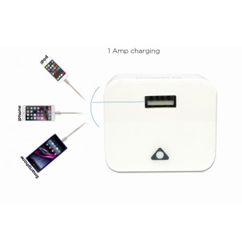 Stuffcool Charge it Kit 1A USB Wall Charger/Travel Charger with Wall Adapter and 1M Micro USB Cable for Android Smartphones - White Stuffcool Charge it Kit 1A USB Wall Charger/Travel Charger with Wall Adapter and 1M Micro USB Cable for Android Smartphones - White