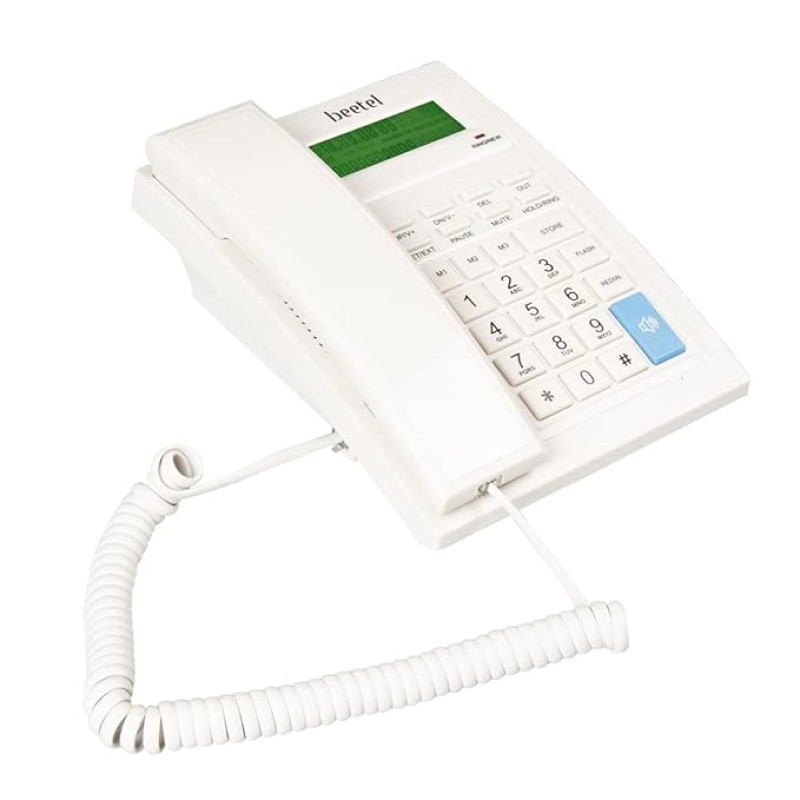 Beetel M64N Landline Phone with 16 Digit and LCD Display, 2-Way Adjustable Speaker Phone, 99 Incoming and 18 Outgoing Call Memory,3 One-Touch Memory,TEC Certified (M64N)(Warm Grey) Beetel M64N Landline Phone with 16 Digit and LCD Display, 2-Way Adjustable Speaker Phone, 99 Incoming and 18 Outgoing Call Memory,3 One-Touch Memory,TEC Certified (M64N)(Warm Grey)