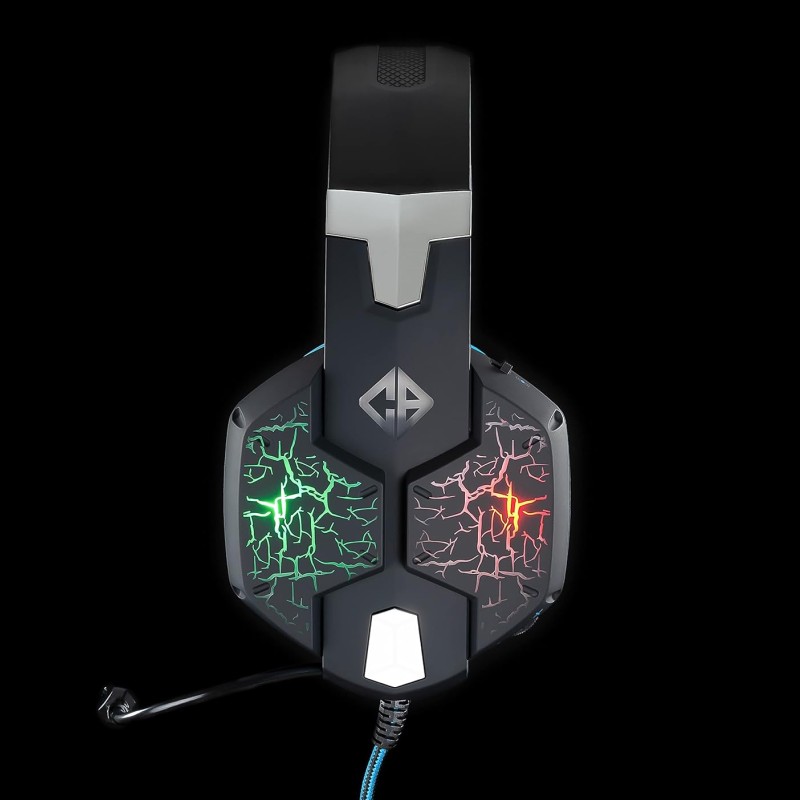 Cosmic Byte G1500 7.1 Channel USB Headset for PC with RGB LED Lights and Vibration (Black/Red) Cosmic Byte G1500 7.1 Channel USB Headset for PC with RGB LED Lights and Vibration (Black/Red)