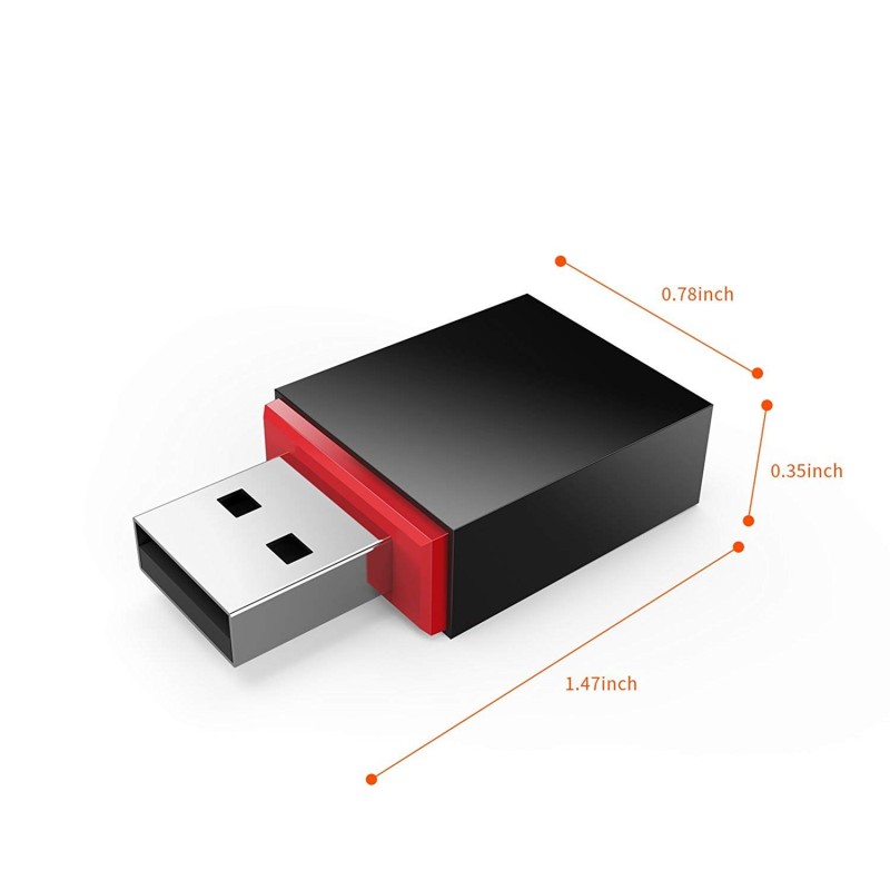 Tenda U3 WiFi Dongle 300Mbps USB Wireless Adapter, 2.4GHz, 2 Internal Antennas, USB 2.0, WPS, Soft AP Mode, Supports Windows 10/8.1/8/7 / XP, Mac OS 10.7~10.12, Linux (Black) Tenda U3 WiFi Dongle 300Mbps USB Wireless Adapter, 2.4GHz, 2 Internal Antennas, USB 2.0, WPS, Soft AP Mode, Supports Windows 10/8.1/8/7 / XP, Mac OS 10.7~10.12, Linux (Black)