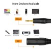CableCreation 3.5mm to XLR, 6 Feet 3.5mm (1/8 Inch) TRS Stereo Male to XLR Male Cable Compatible with iPhone, iPod, Tablet, Laptop and More, Black CableCreation 3.5mm to XLR, 6 Feet 3.5mm (1/8 Inch) TRS Stereo Male to XLR Male Cable Compatible with iPhone, iPod, Tablet, Laptop and More, Black