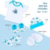 Mee Mee New Born Baby Gift Set | Soft Cotton Clothing Essentials for Infants/Baby Girls, Boys | Baby Shower Clothing Hamper (5 Pieces, Blue)| Ideal Gift for New Born Baby Mee Mee New Born Baby Gift Set | Soft Cotton Clothing Essentials for Infants/Baby Girls, Boys | Baby Shower Clothing Hamper (5 Pieces, Blue)| Ideal Gift for New Born Baby