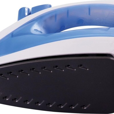 USHA Steam Pro SI 3713, 1300 W Steam Iron, Powerful Steam Output Up to 18 G/Min, Non-Stick Soleplate (White & Blue), 1300 Watts USHA Steam Pro SI 3713, 1300 W Steam Iron, Powerful Steam Output Up to 18 G/Min, Non-Stick Soleplate (White & Blue), 1300 Watts