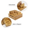 iCozzier Tabletop Bamboo 5-Slot Removable Tablet Phone Stand Holder Desktop Organizer for Apple Watch, iPhone, iPad, iWatch Stand Cord Organizer iCozzier Tabletop Bamboo 5-Slot Removable Tablet Phone Stand Holder Desktop Organizer for Apple Watch, iPhone, iPad, iWatch Stand Cord Organizer
