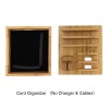 iCozzier Tabletop Bamboo 5-Slot Removable Tablet Phone Stand Holder Desktop Organizer for Apple Watch, iPhone, iPad, iWatch Stand Cord Organizer iCozzier Tabletop Bamboo 5-Slot Removable Tablet Phone Stand Holder Desktop Organizer for Apple Watch, iPhone, iPad, iWatch Stand Cord Organizer