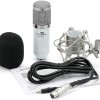 Powerpak Bm-800 White Professional Condenser USB Microphone with Metal Shock Mount (Requires Phantom Power Or Sound Card) Powerpak Bm-800 White Professional Condenser USB Microphone with Metal Shock Mount (Requires Phantom Power Or Sound Card)