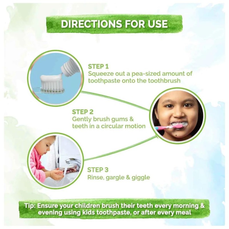 Mamaearth 100% Natural Berry Blast Kids Plaque Removal Toothpaste 50 Gm, Fluoride Free, SLS Free, No Artificial Flavours, Best for baby Mamaearth 100% Natural Berry Blast Kids Plaque Removal Toothpaste 50 Gm, Fluoride Free, SLS Free, No Artificial Flavours, Best for baby