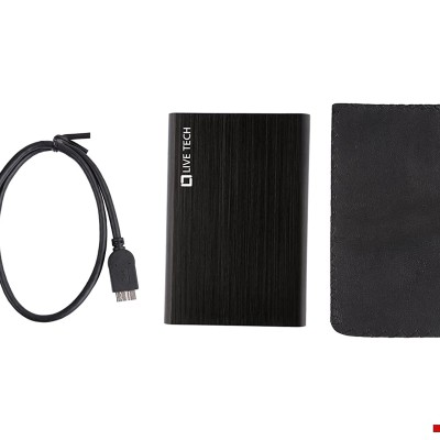 Live Tech 2.5 Inch SATA to USB 3.0 External Hard Drive Enclosure Case for Laptop Hard Disks (Hard Disk Not Included) (2.5" USB 3.0, Black)