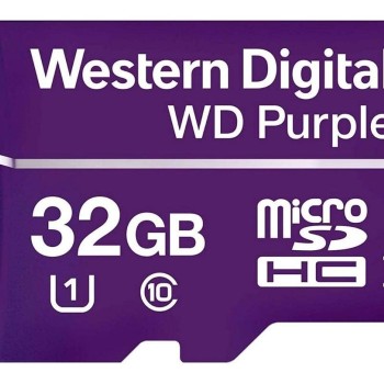 WD 32GB Surveillance MicroSD Memory Card (WDD032G1P0A)