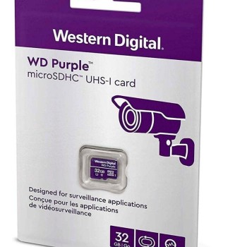 WD 32GB Surveillance MicroSD Memory Card (WDD032G1P0A)