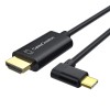 CableCreation USB C to HDMI Cable Right Angel 4K 10FT, USB Type C to HDMI Cable Adapter, Thunderbolt 3 Compatible with MacBook Pro/Air/iPad Pro 2021 2020 2019, Google Chromebook Pixel, Yoga 900, Surface Go, Galaxy S22 Ultra/S20/10/9, Black CableCreation USB C to HDMI Cable Right Angel 4K 10FT, USB Type C to HDMI Cable Adapter, Thunderbolt 3 Compatible with MacBook Pro/Air/iPad Pro 2021 2020 2019, Google Chromebook Pixel, Yoga 900, Surface Go, Galaxy S22 Ultra/S20/10/9, Black