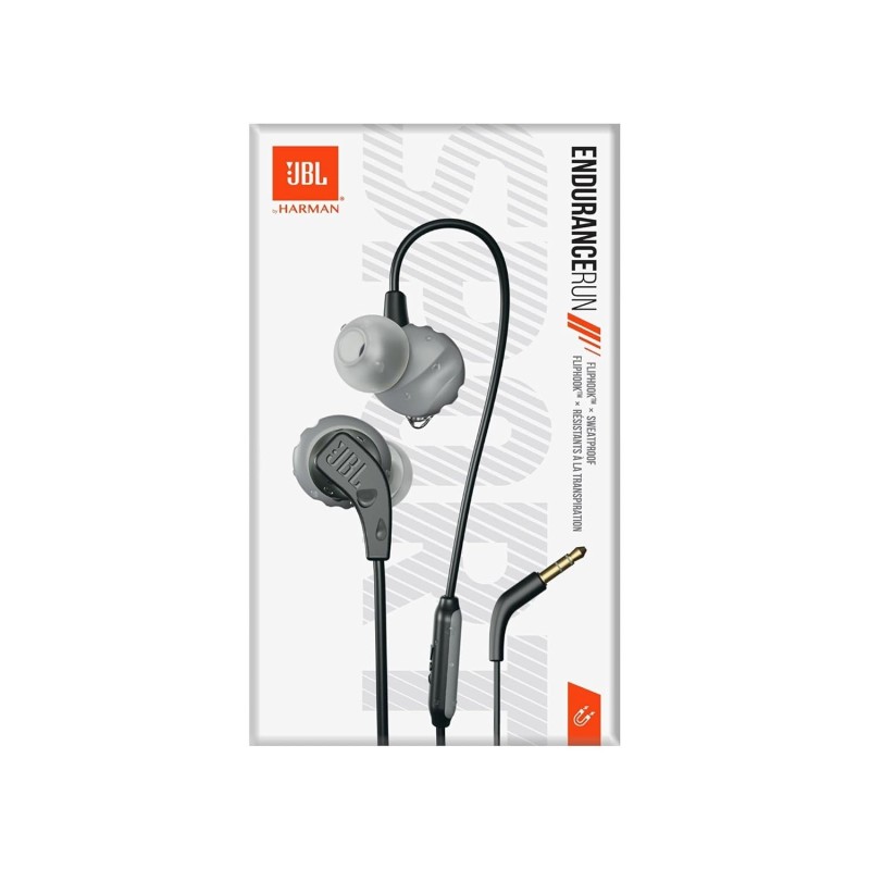JBL Endurance Run, Sports in Ear Wired Earphones with Mic, Sweatproof, Flexsoft eartips, Magnetic earbuds, Fliphook & TwistLock Technology with Voice Assistant Support for Mobiles JBL Endurance Run, Sports in Ear Wired Earphones with Mic, Sweatproof, Flexsoft eartips, Magnetic earbuds, Fliphook & TwistLock Technology with Voice Assistant Support for Mobiles