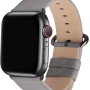 Fullmosa Leather Bands Compatible with Apple Watch 49mm 46mm 45mm 44mm 42mm 41mm 40mm 38mm Women Band Strap for iWatch Ultra 2/Ultra/10/9/8/7/6/5/4/3/2/1/SE2/SE, 49mm 46mm 45mm 44mm 42mm Grey