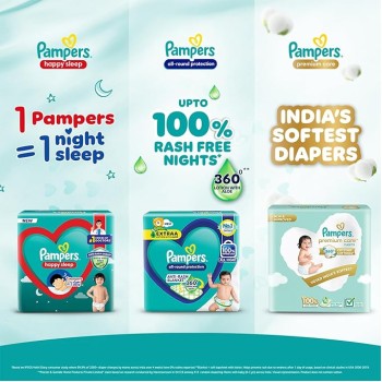 Pampers All Round Protection Pants Style Baby Diapers, Extra Large size (XL) 56 Count, 12-17kg, Anti-rash blanket, 360 degree Lotion with Aloe Vera Pampers All Round Protection Pants Style Baby Diapers, Extra Large size (XL) 56 Count, 12-17kg, Anti-rash blanket, 360 degree Lotion with Aloe Vera