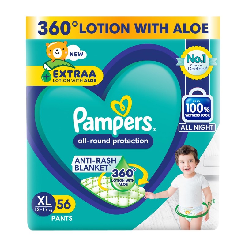 Pampers New Diapers Pants, X-Large (112 Count) Pampers New Diapers Pants, X-Large (112 Count)