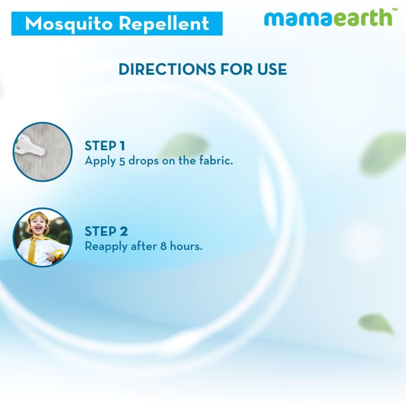 Mamaearth Anti Mosquito Fabric Roll On for Indoor & Outdoor use, Mosquito Repellent, DEET Free, Protects from Dengue, Malaria & Chikungunya,Safe for babies-8ml Mamaearth Anti Mosquito Fabric Roll On for Indoor & Outdoor use, Mosquito Repellent, DEET Free, Protects from Dengue, Malaria & Chikungunya,Safe for babies-8ml