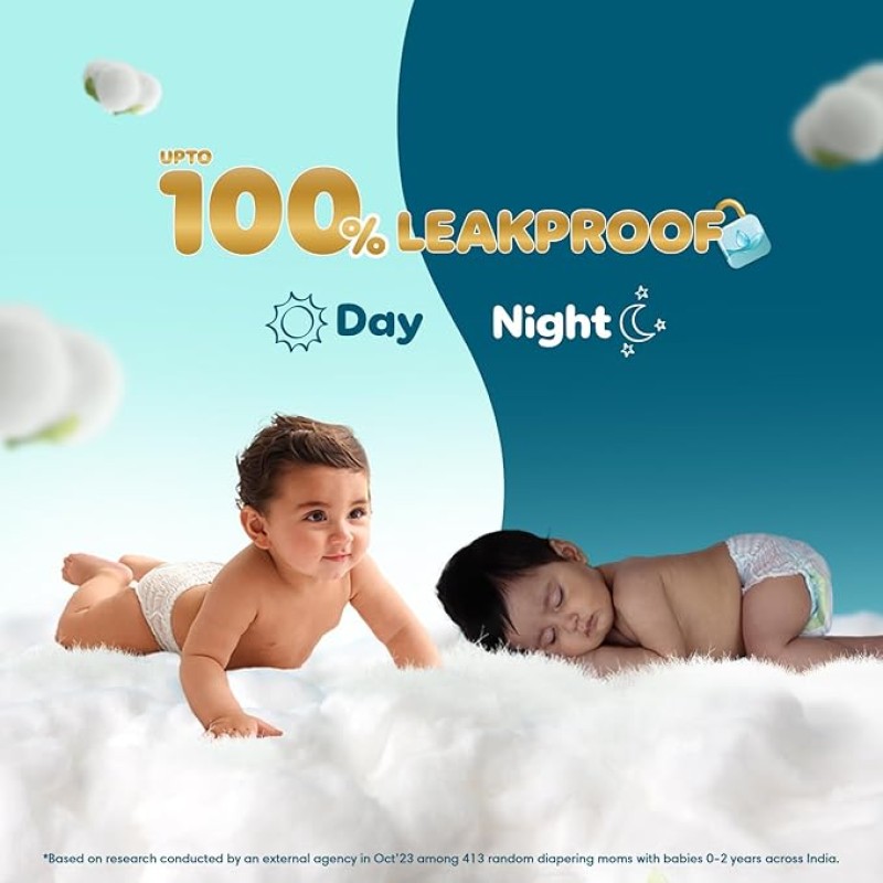 Pampers Premium Care Pant Style Baby Diapers | Medium (M size) | 54 Count | Voted India's Softest | All-in-1 with 360 Cottony Softness Diapers | 7-12kg Pampers Premium Care Pant Style Baby Diapers | Medium (M size) | 54 Count | Voted India's Softest | All-in-1 with 360 Cottony Softness Diapers | 7-12kg