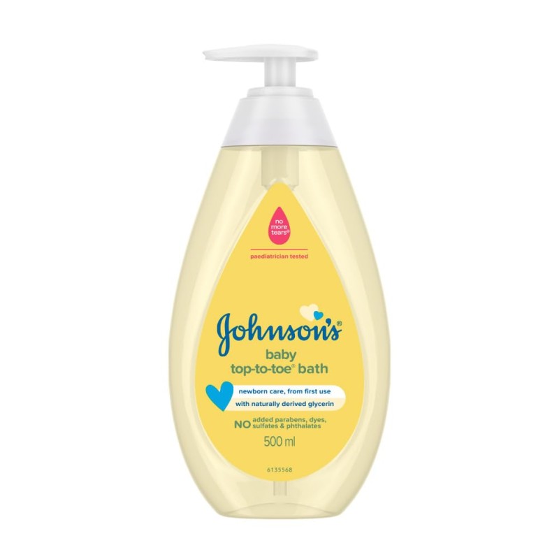 Johnson's Baby Top to Toe Baby Bath, 500ml Johnson's Baby Top to Toe Baby Bath, 500ml