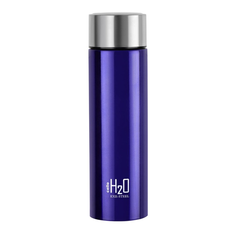 CELLO H2O Stainless Steel Water Bottle | Leak proof & break-proof | Lid is sealed by a silicone ring | Best Usage for Office/School/College/Gym/Picnic/Home/Fridge |1 Litre | Blue, 1 Unit CELLO H2O Stainless Steel Water Bottle | Leak proof & break-proof | Lid is sealed by a silicone ring | Best Usage for Office/School/College/Gym/Picnic/Home/Fridge |1 Litre | Blue, 1 Unit