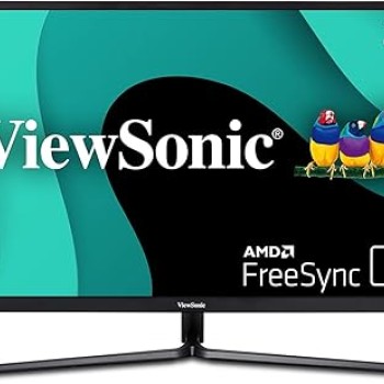 ViewSonic VX3211-4K-MHD 32 Inch 4K UHD Monitor with 99% sRGB Color Coverage HDR10 FreeSync HDMI and DisplayPort, Black