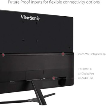 ViewSonic VX3211-4K-MHD 32 Inch 4K UHD Monitor with 99% sRGB Color Coverage HDR10 FreeSync HDMI and DisplayPort, Black ViewSonic VX3211-4K-MHD 32 Inch 4K UHD Monitor with 99% sRGB Color Coverage HDR10 FreeSync HDMI and DisplayPort, Black