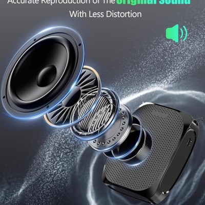 SHIDU Portable Rechargeable Voice Amplifier with Wired Neckband Microphone, Supports AUX, USB & Micro-SD Card Input for Teachers, Tour Guides, Coaches, Classroom, Singing, Yoga, Fitness Instructors