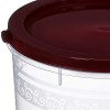 Solimo 2-Piece Kitchen Storage Container Set, 7.5 litres, Brown Lid, Plastic Solimo 2-Piece Kitchen Storage Container Set, 7.5 litres, Brown Lid, Plastic