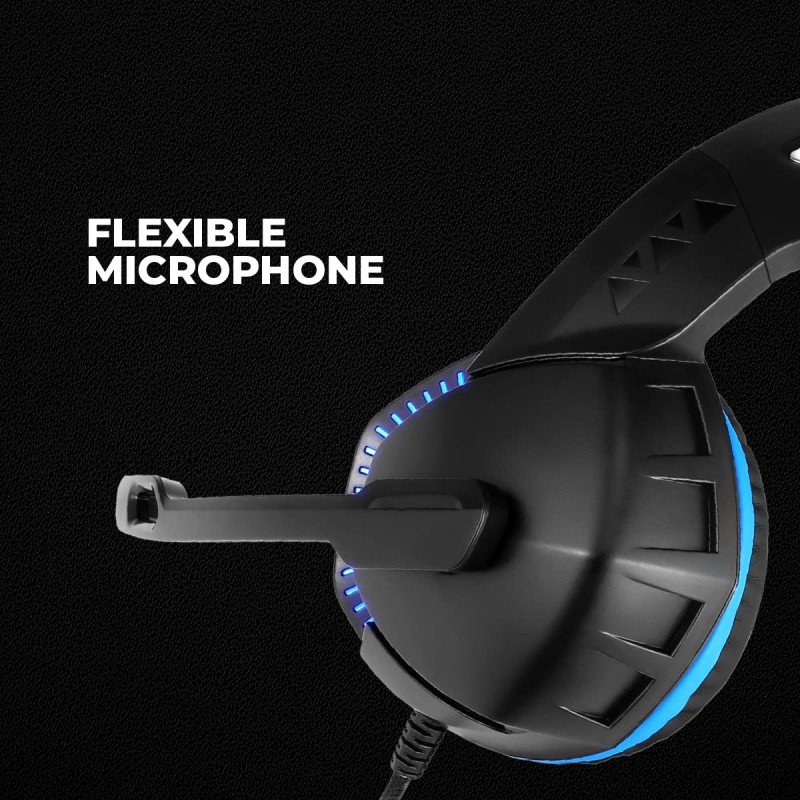 Cosmic Byte H3 Gaming Wired over ear Headphone With Mic For Pc, Laptops, Mobiles, Ps4, Xbox One (Blue) Cosmic Byte H3 Gaming Wired over ear Headphone With Mic For Pc, Laptops, Mobiles, Ps4, Xbox One (Blue)