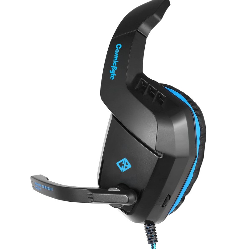 Cosmic Byte H1 Wired Over-Ear Gaming Headphone with Mic for PS5, PC, Laptops, Mobile, PS4, Xbox One (Blue) Cosmic Byte H1 Wired Over-Ear Gaming Headphone with Mic for PS5, PC, Laptops, Mobile, PS4, Xbox One (Blue)