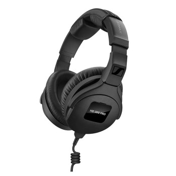 Sennheiser HD 300 PRO Monitoring Headphones | Closed-Back | High Passive Noise Isolation | Detachable Cable | Ideal for Studio Recording, Mixing, Live Sound & Broadcast Applications