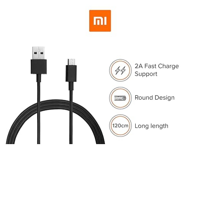 MI Type B/Micro USB 120cm fast Charging cable|480mbps support|Suitable for all Smartphones,tablet and accessories with type B input MI Type B/Micro USB 120cm fast Charging cable|480mbps support|Suitable for all Smartphones,tablet and accessories with type B input