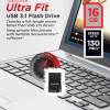 SanDisk SDCZ430-016G-I35 USB 16 GB Flash Drive (Black) SanDisk SDCZ430-016G-I35 USB 16 GB Flash Drive (Black)