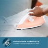 Philips GC097/50 750-Watt Dry Iron (World no. 1 Ironing Brand), Light & Easy to Use, Powerful 750 Watt Heat up with a comforable wide grip, Black Non Stick Soleplate (Peach) Philips GC097/50 750-Watt Dry Iron (World no. 1 Ironing Brand), Light & Easy to Use, Powerful 750 Watt Heat up with a comforable wide grip, Black Non Stick Soleplate (Peach)