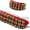 UAPAN MetalCraft Ghungroo Red Pad 3 Line,Red Pad Ghungroo 3 Line UAPAN MetalCraft Ghungroo Red Pad 3 Line,Red Pad Ghungroo 3 Line