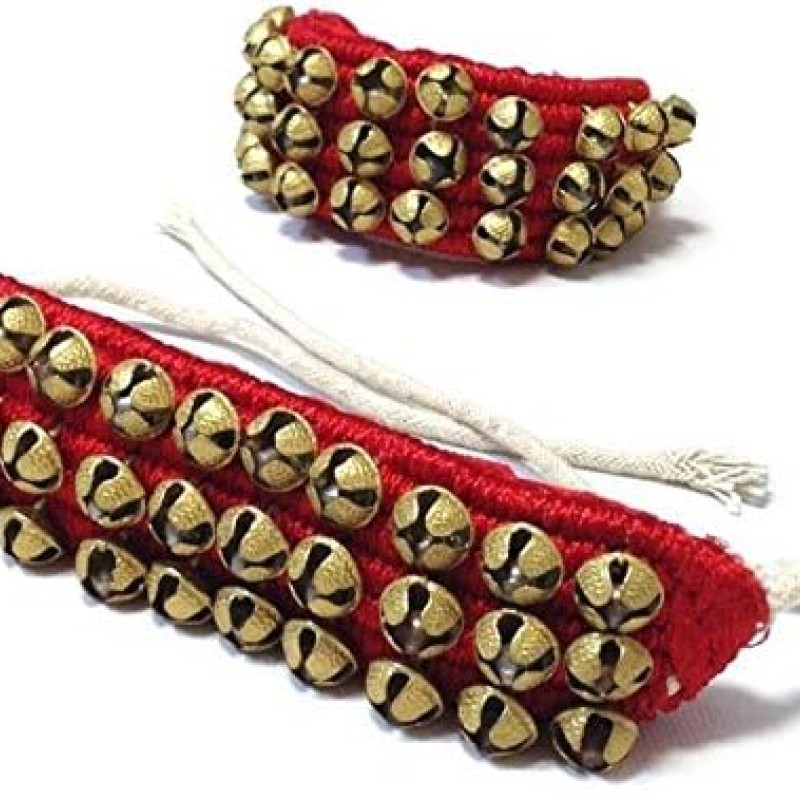 UAPAN MetalCraft Ghungroo Red Pad 3 Line,Red Pad Ghungroo 3 Line UAPAN MetalCraft Ghungroo Red Pad 3 Line,Red Pad Ghungroo 3 Line