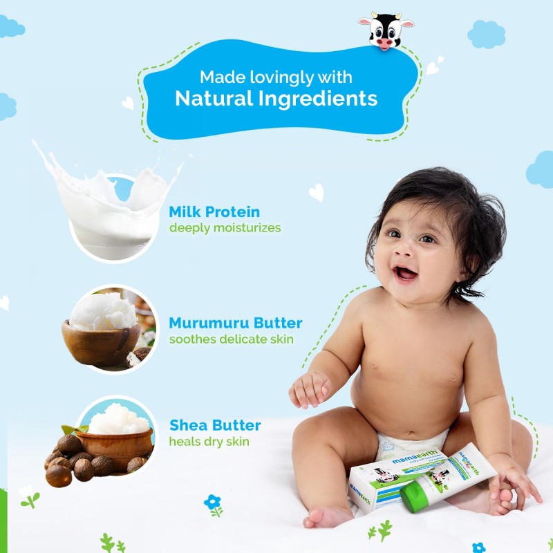 Mamaearth Milky Soft Natural Baby Face Cream for Babies, For All Skin Types 60 g Mamaearth Milky Soft Natural Baby Face Cream for Babies, For All Skin Types 60 g