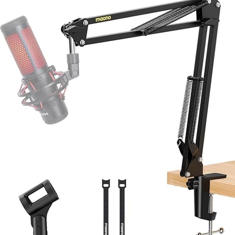 Maono AU-B01 Microphone Stand with Suspension Boom Scissor Arm Maono AU-B01 Microphone Stand with Suspension Boom Scissor Arm