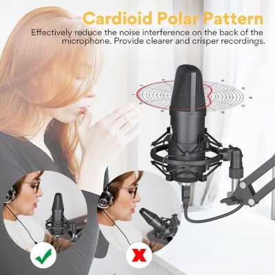 Maono AU-A04 Condenser Microphone Kit (Black) Maono AU-A04 Condenser Microphone Kit (Black)