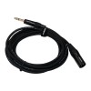 HAWK PROAUDIO SXSG010 Gold Series 6.35mm TRS Male to XLR Male Balanced Interconnect With USB Cable Tie for Monitor - 3 Meter (Black) HAWK PROAUDIO SXSG010 Gold Series 6.35mm TRS Male to XLR Male Balanced Interconnect With USB Cable Tie for Monitor - 3 Meter (Black)