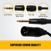 HAWK PROAUDIO SXSG010 Gold Series 6.35mm TRS Male to XLR Male Balanced Interconnect With USB Cable Tie for Monitor - 3 Meter (Black) HAWK PROAUDIO SXSG010 Gold Series 6.35mm TRS Male to XLR Male Balanced Interconnect With USB Cable Tie for Monitor - 3 Meter (Black)