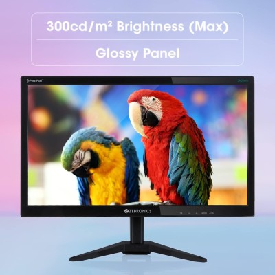 ZEBRONICS Zeb-A20HD 19.5 Inch (49.5 cm) 1600 X 900 LED Monitor, HD, HDMI, VGA, 300 nits, HDMI + VGA dual input, Wall mount, 60hz, Slim and Glossy Design, Black ZEBRONICS Zeb-A20HD 19.5 Inch (49.5 cm) 1600 X 900 LED Monitor, HD, HDMI, VGA, 300 nits, HDMI + VGA dual input, Wall mount, 60hz, Slim and Glossy Design, Black