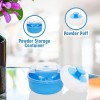 Mee Mee Soft Feel Powder Puff with Box Holder Container for New Born and Kids | Gentle Touch for Your Little One's Skin | BPA-Free | Talcum Powder Container | Portable Baby Grooming Puff Case (Blue) Mee Mee Soft Feel Powder Puff with Box Holder Container for New Born and Kids | Gentle Touch for Your Little One's Skin | BPA-Free | Talcum Powder Container | Portable Baby Grooming Puff Case (Blue)