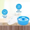 Mee Mee Soft Feel Powder Puff with Box Holder Container for New Born and Kids | Gentle Touch for Your Little One's Skin | BPA-Free | Talcum Powder Container | Portable Baby Grooming Puff Case (Blue) Mee Mee Soft Feel Powder Puff with Box Holder Container for New Born and Kids | Gentle Touch for Your Little One's Skin | BPA-Free | Talcum Powder Container | Portable Baby Grooming Puff Case (Blue)