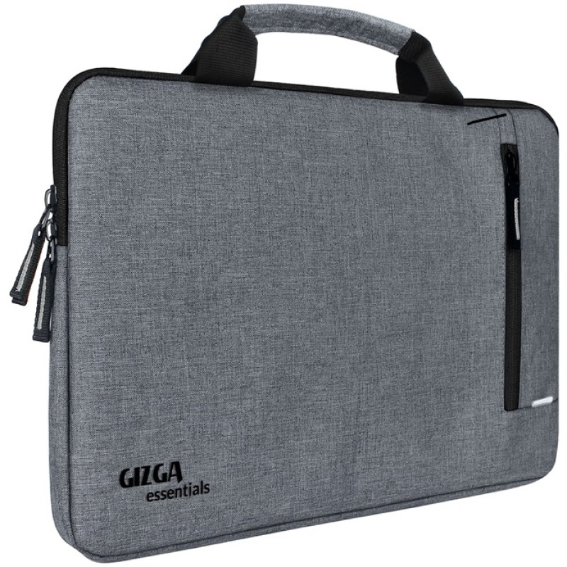 Gizga Essentials Laptop Bag Sleeve Case Cover Pouch with Handle for 15.6 inches Laptop, Padded Laptop Compartment, Premium Zipper Closure Water Repellent Nylon Fabric, Grey Gizga Essentials Laptop Bag Sleeve Case Cover Pouch with Handle for 15.6 inches Laptop, Padded Laptop Compartment, Premium Zipper Closure Water Repellent Nylon Fabric, Grey