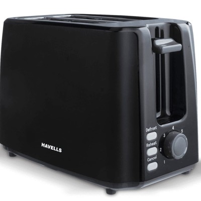 Havells Crisp Plus 750 Watts Pop up Toaster (Black) Havells Crisp Plus 750 Watts Pop up Toaster (Black)