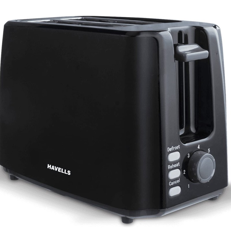 Havells Crisp Plus 750 Watts Pop up Toaster (Black) Havells Crisp Plus 750 Watts Pop up Toaster (Black)