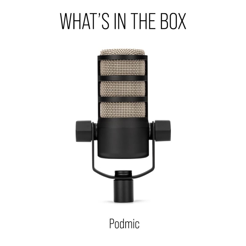 Rode Podmic Dynamic Unidirectional Podcasting Microphone (Black) Rode Podmic Dynamic Unidirectional Podcasting Microphone (Black)